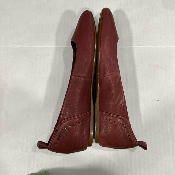 LUCKY BRAND LEATHER STUDDED BALLET FLAT NEW - Picture 3 of 11